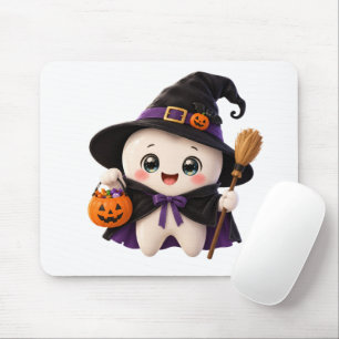 Cute Tooth Heks Halloween Muismat