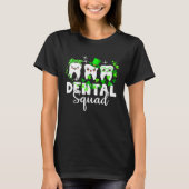 Cute Tooth Leprechaun Hat Dental Squad St Patrick  T-shirt (Voorkant)