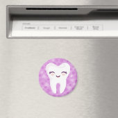 Cute Tooth - Paarse Magnet (Insitu (Vaatwasser))