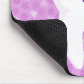 Cute Tooth - Paarse Mousepad Muismat (Hoek)