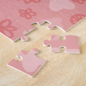 Cute Tooth - Roze puzzel Legpuzzel (Zijkant)