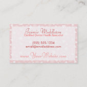 Cute Tooth - Roze, speciaal voor Visitekaartjes be (Achterkant)