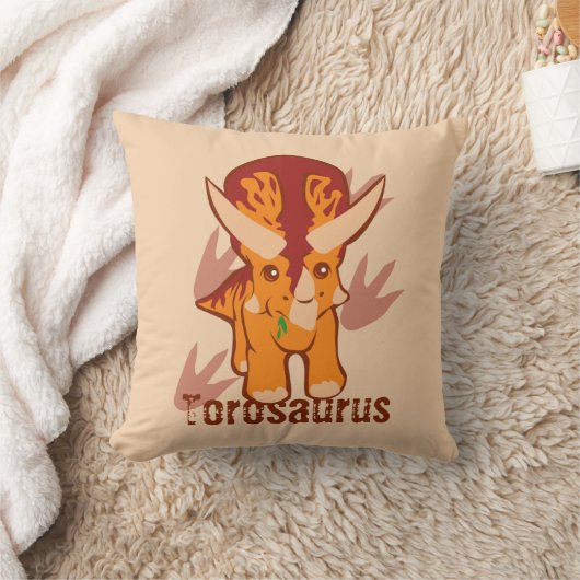 Cute Torosaurus Kussen (Deken)