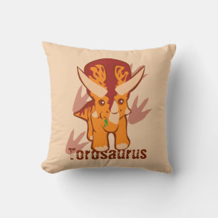 Cute Torosaurus Kussen