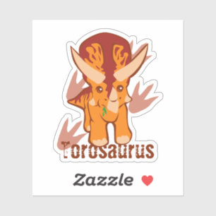Cute Torosaurus Sticker