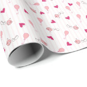 Cute Tortelduifjes Cadeaupapier (Rol Hoek)