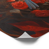 Cute Tortelduifjes Poster (Hoek)