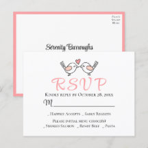 Cute Tortelduifjes Roze Lovevogels Weddenschap RSV