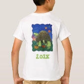 Cute Tortoise Birthday Boy T-Shirts (Achterkant)