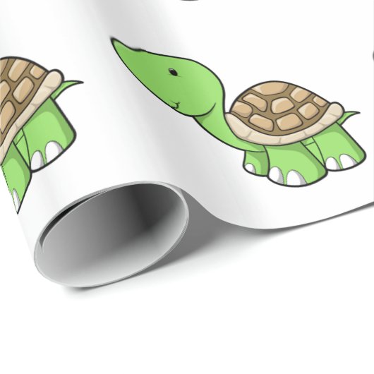 Cute Tortoise Cadeaupapier (Rol Hoek)
