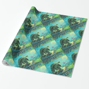 Cute Tortoise en de Hare Art Cadeaupapier