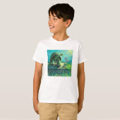Cute Tortoise en de Hare Art T-shirt (Voorkant volledig)