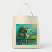 Cute Tortoise en de Hare Art Tote Bag (Voorkant)