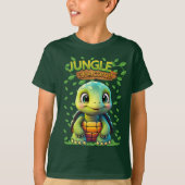 Cute Tortoise Unique Turtle Animal Cartoon Graphic T-shirt (Voorkant)