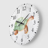 Cute Tortoise Wall Clock Grote Klok (Hoek)