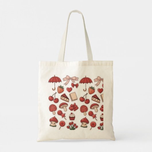 cute tote bag  (Achterkant)