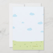 Cute Tots Birthday Invitation Kaart (Achterkant)