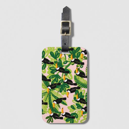 Cute Toucan-Bagagelabel Bagagelabel (Voorkant (verticaal))
