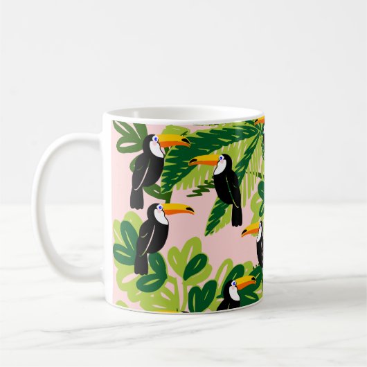 Cute Toucan Coffee-Mok Koffiemok (Links)