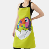 Cute Toucan | Love Toucans | Funny Birds Mok Servi Schort (Insitu)