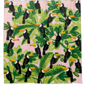 Cute Toucan Shower Curtain Douchegordijn (Voorkant)