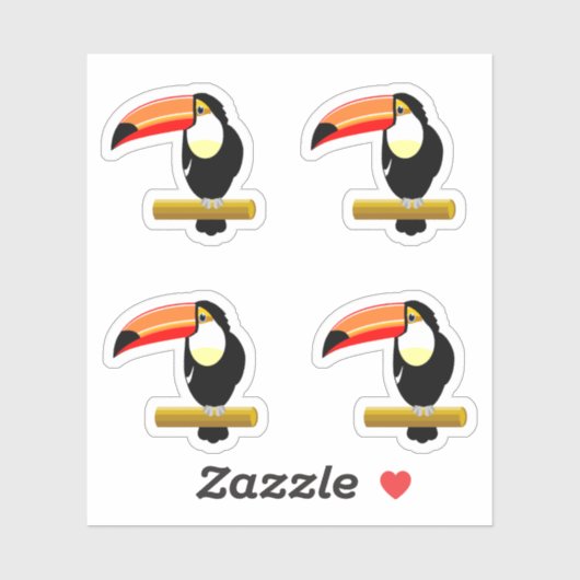 Cute Toucan Sticker (Vel)