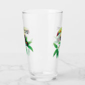 Cute toucan strand add name Glass Glas (Links)