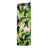 Cute Toucan Thermal Tumbler Thermosbeker (Gedraaid links)