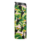 Cute Toucan Thermal Tumbler Thermosbeker (Geroteerd rechts)