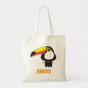 Cute toucan tote bag