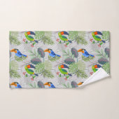 Cute Toucan-vogel, Elk vogelpatroon, Waterverven Bad Handdoek (Handdoek)