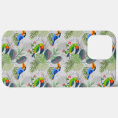 Cute Toucan-vogel, Elk vogelpatroon, Waterverven Case-Mate iPhone Case (Achterkant (horizontaal))