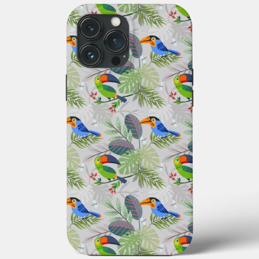 Cute Toucan-vogel, Elk vogelpatroon, Waterverven Case-Mate iPhone Case (Achterkant)