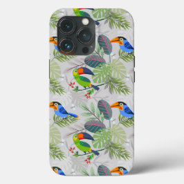 Cute Toucan-vogel, Elk vogelpatroon, Waterverven Case-Mate iPhone Case