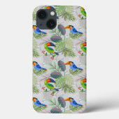 Cute Toucan-vogel, Elk vogelpatroon, Waterverven Case-Mate iPhone Case (Achterkant)