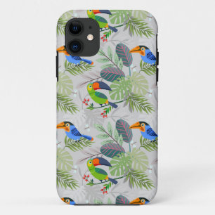 Cute Toucan-vogel, Elk vogelpatroon, Waterverven Case-Mate iPhone Case