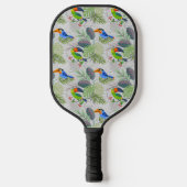 Cute Toucan-vogel, Elk vogelpatroon, Waterverven Pickleball Paddle (Voorkant)