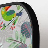 Cute Toucan-vogel, Elk vogelpatroon, Waterverven Pickleball Paddle (Links Detail)