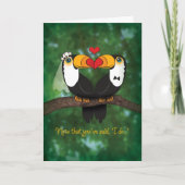 Cute Toucan Wedding Kaart (Voorkant)