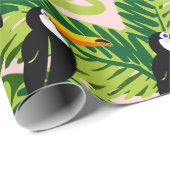 Cute Toucan Wrapping Paper Cadeaupapier (Rol Hoek)