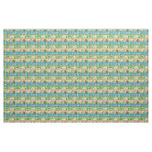 Cute Town Streets Stof (Yard (91,4 cm))