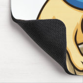 Cute Toy Fox Terrier Yawning Muismat (Hoek)