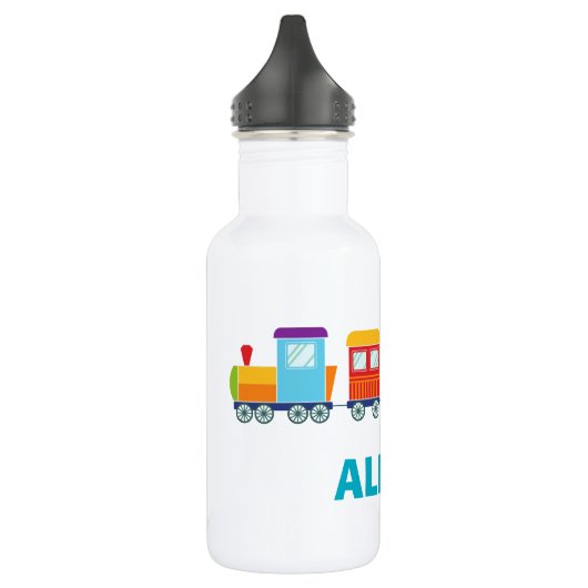 Cute Toy Train Personalized kids Waterfles (Links)