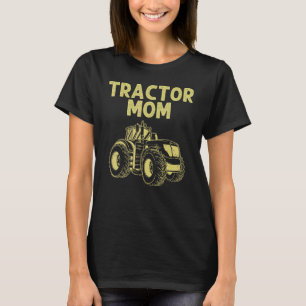 Cute tractormodellen voor mama vrouwen boer vracht t-shirt