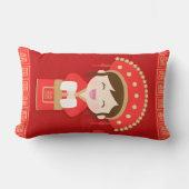 Cute Traditional Chinese Bride Wedding Decor Kussen (Voorkant)