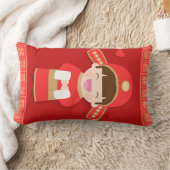 Cute Traditional Chinese Bridegroom Wedding Decor Kussen (Deken)
