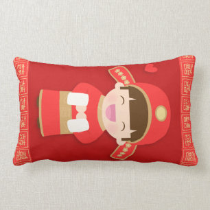 Cute Traditional Chinese Bridegroom Wedding Decor Kussen