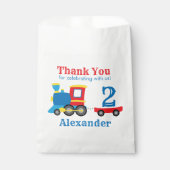 Cute Train Birthday Party Bedankzakje (Voorkant)