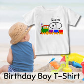 Cute Train Boy's 1st Birthday