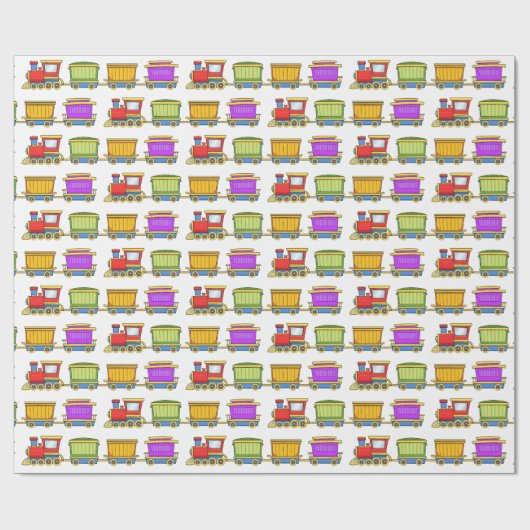 Cute Train Cadeaupapier (Vlak)